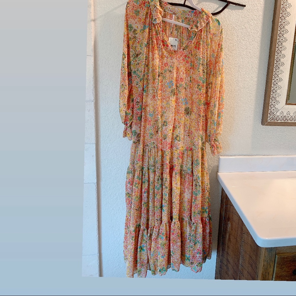 Free people feeling groovy Maxi dress